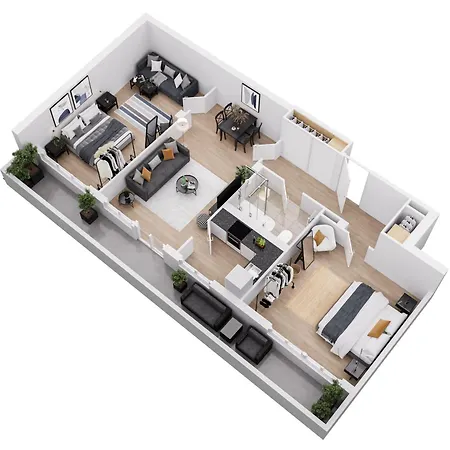 Apartment Airhosted - Centre *